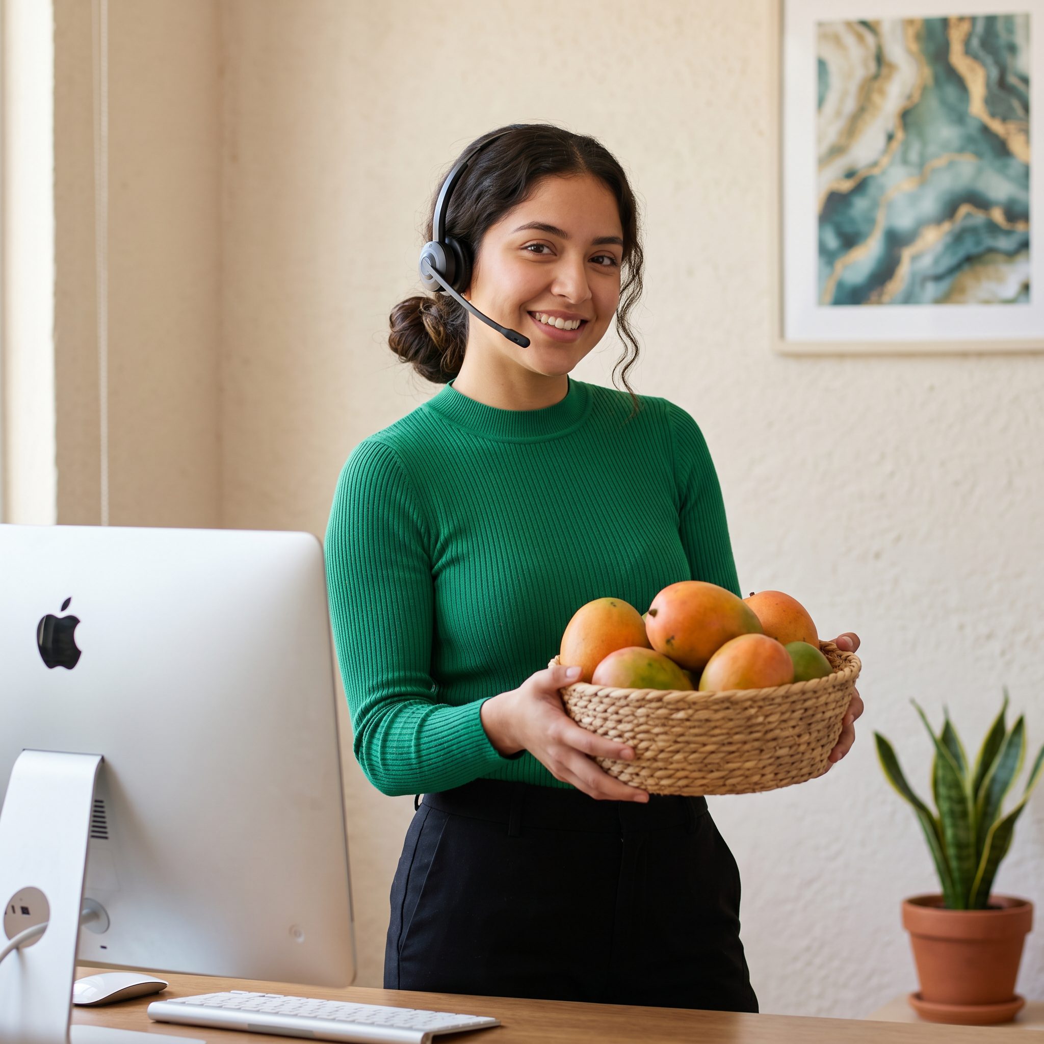 Bilingual agent ready to help