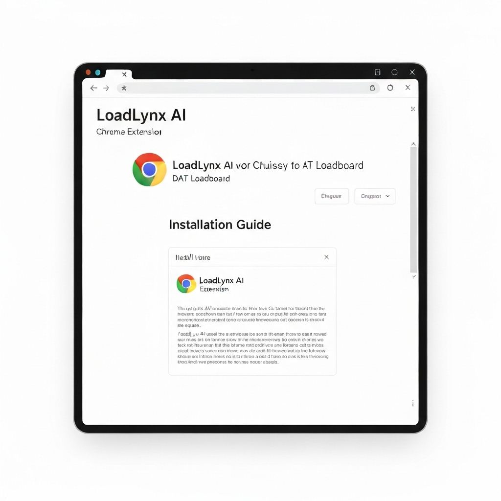 How LoadLynx Works on DAT and Installing Chrome App for LoadLynx AI